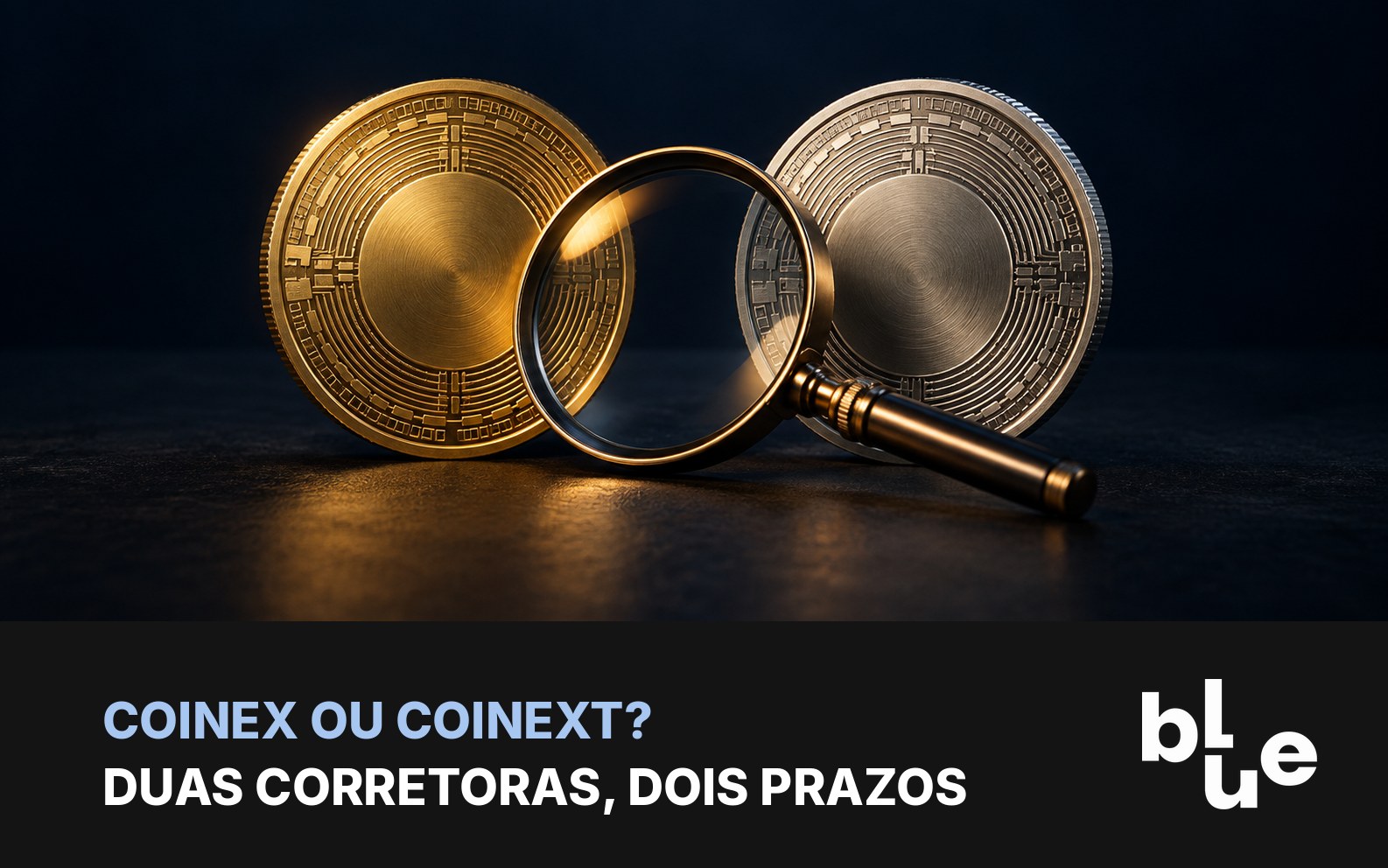 Duas moedas de criptomoeda quase idênticas sob uma lupa: CoinEx e Coinext são corretoras diferentes